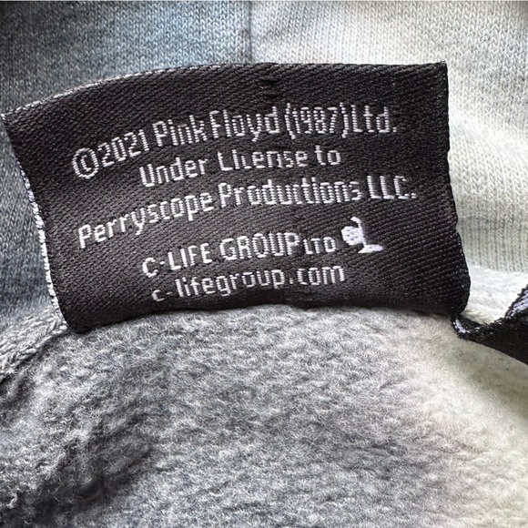 💭[ Pink Floyd ] C-Life Group Pompeii Amphitheater 1971 Cropped Tie Dye Hoodie - Picture 7 of 9
